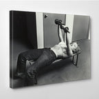 Marilyn Monroe Poster at the Gym Canvas Wall Art Home Decor Framed Art image 0