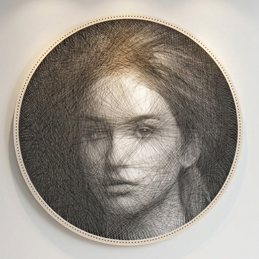 Personalized String Art Portrait
